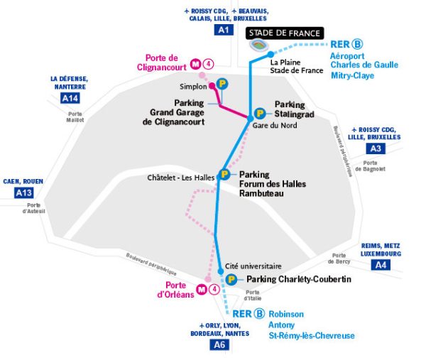 stade de france parking