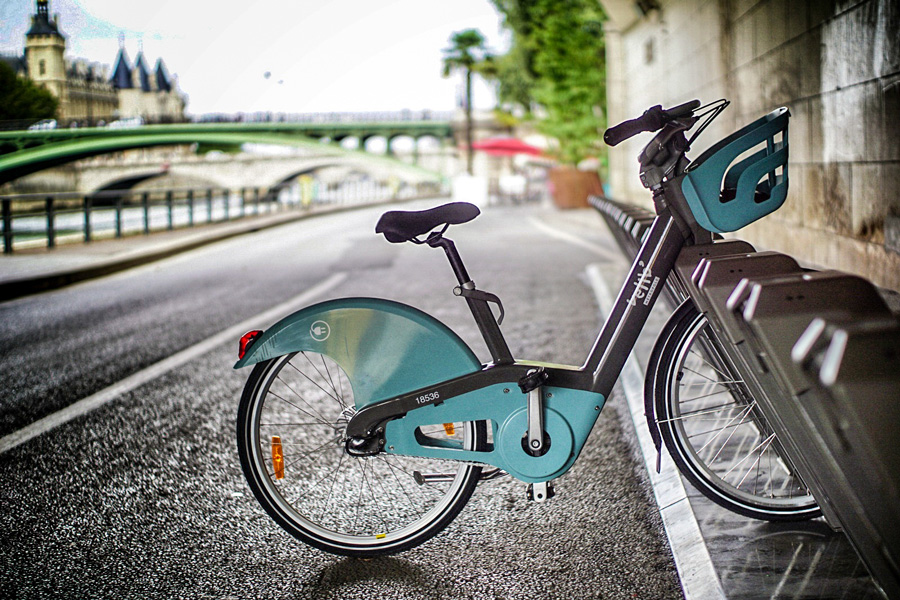 Radfahren in Paris Vélib