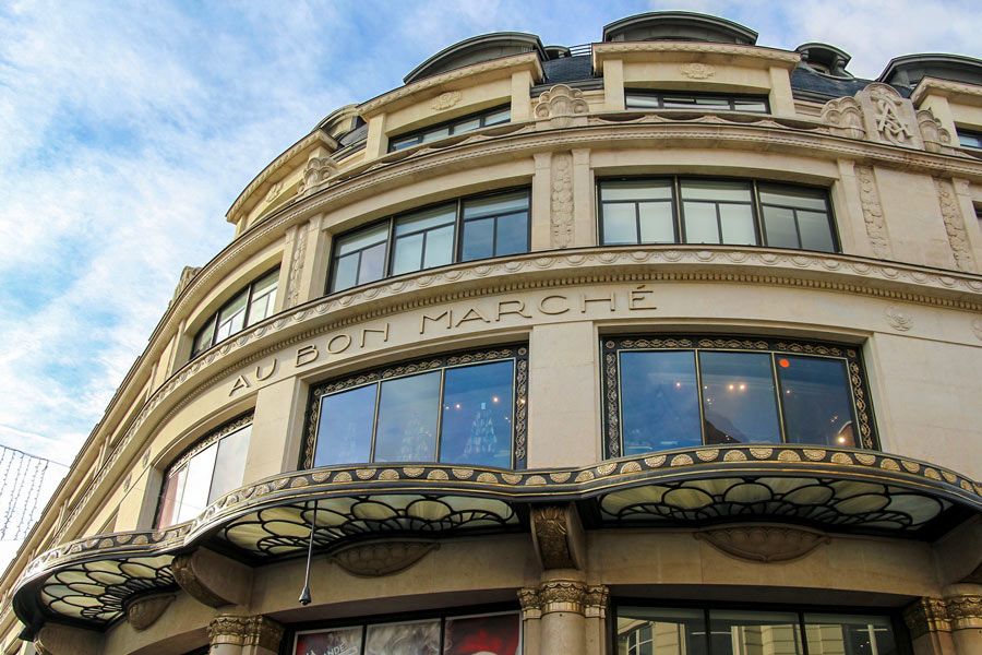 Die besten Einkaufsstraßen in Paris Bon Marche