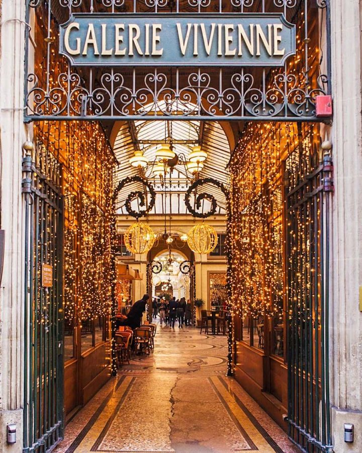 Weihnachten in Paris in der Galerie Vivienne