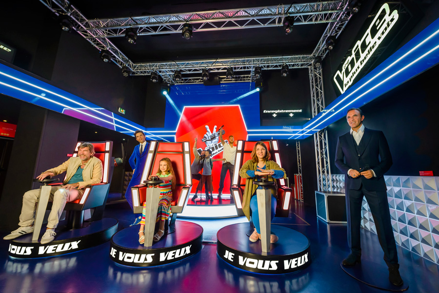 The Voice im Grévin Wax Museum in Paris