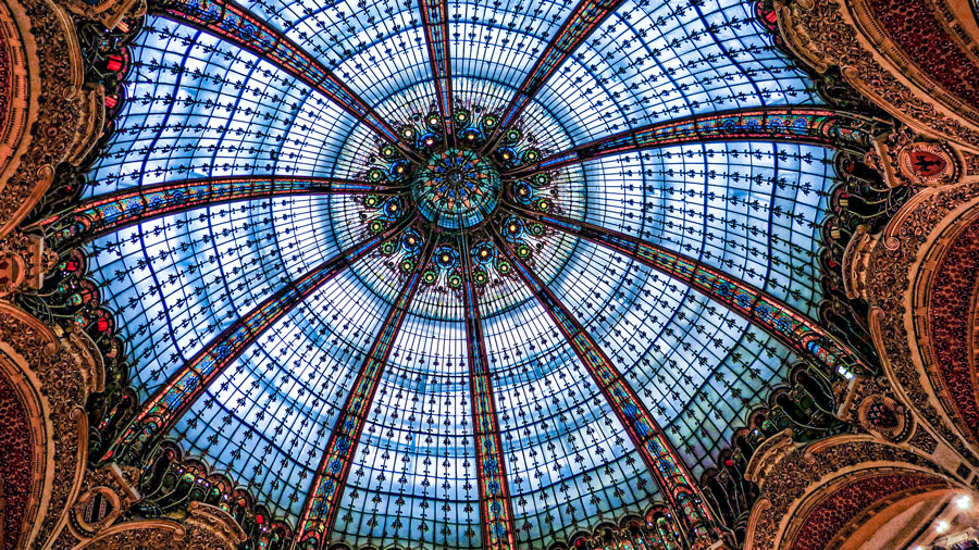 Die Kuppel der Galeries Lafayette