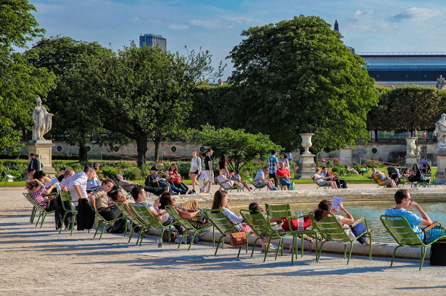 Entspanne im Jardin des Tuileries