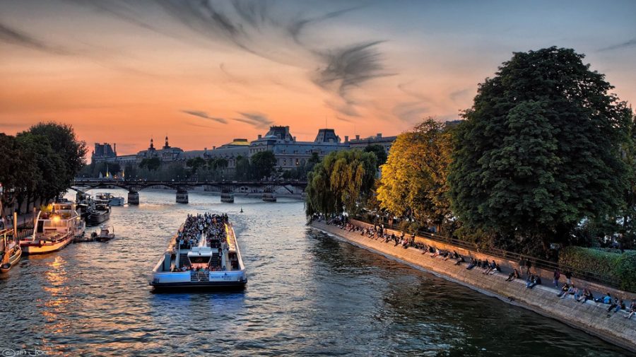 Bootsfahrt auf der Seine Paris