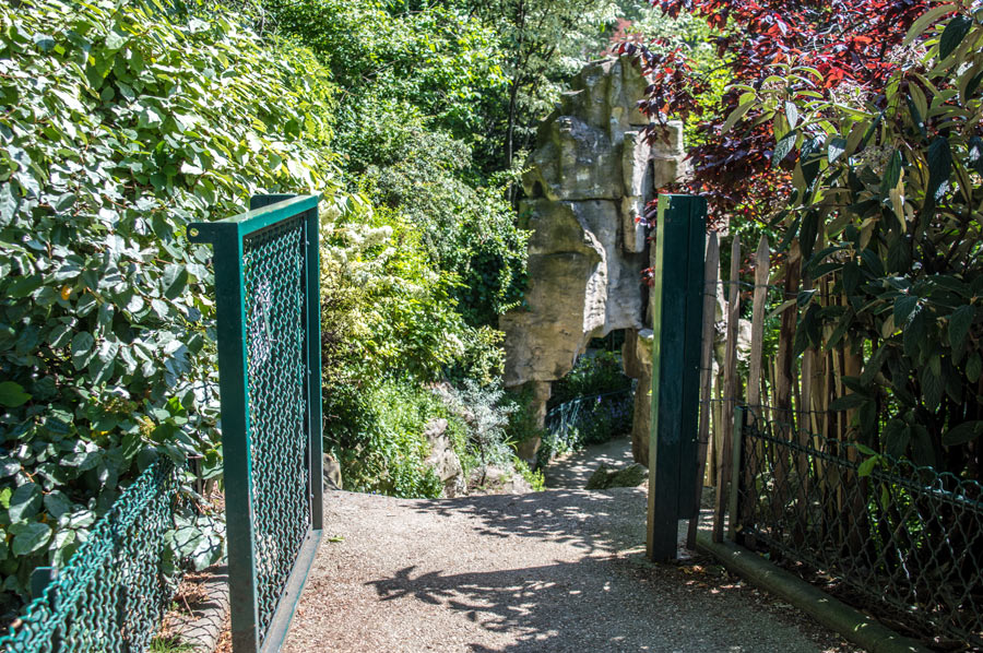 Versteckter Garten an den Champs-Élysées