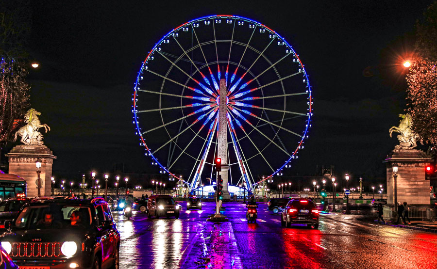 Das Riesenrad am Place de la Concorde