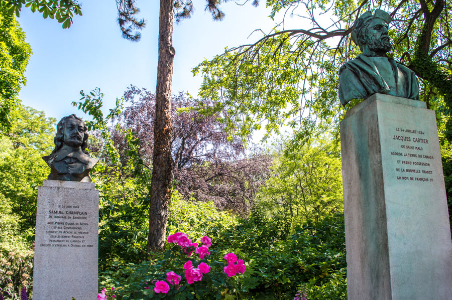 Versteckter Garten an den Champs-Élysées