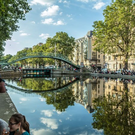 Kanalfahrt auf dem Canal St. Martin