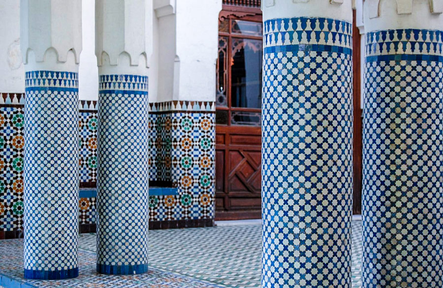 Geheime plekken in Parijs. Grote moskee van Parijs. 