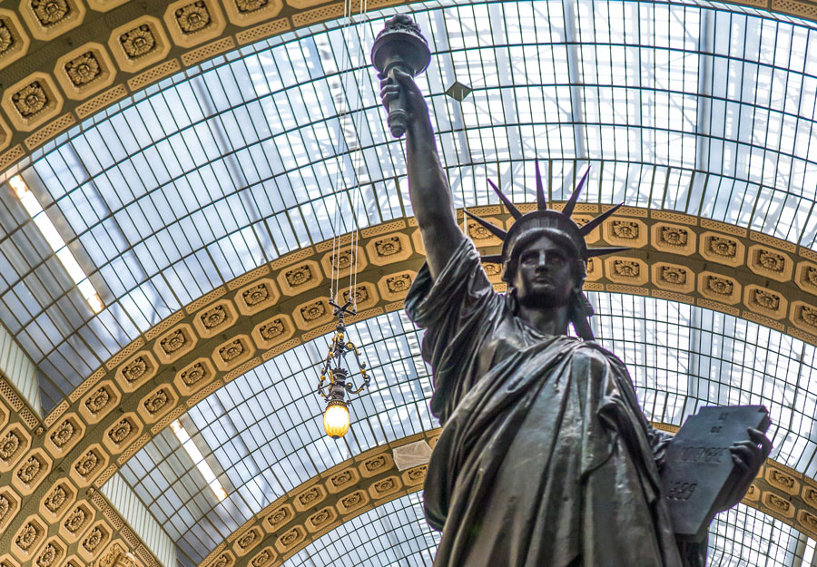 Freiheitsstatue im Musée d'Orsay.