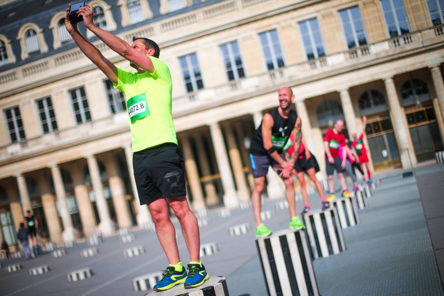 Jardin du Palais Royal auf der Route „Run My City“.