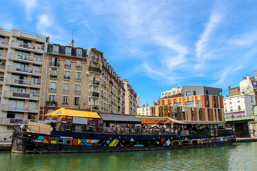 Bassin de la villette Parijs