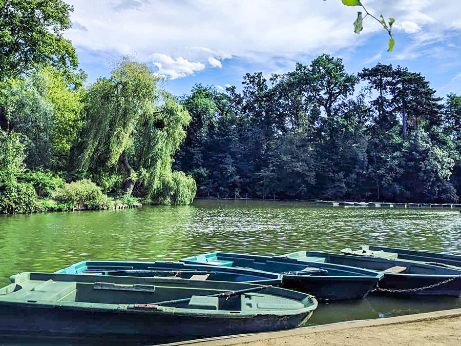 Boote im Bois de Vincennes, Paris