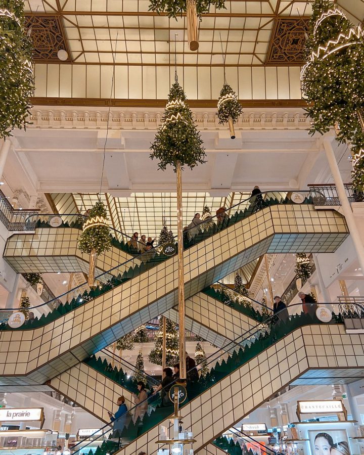 bon marche kerst in Parijs
