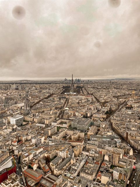 Blick vom Tour Montparnasse Paris