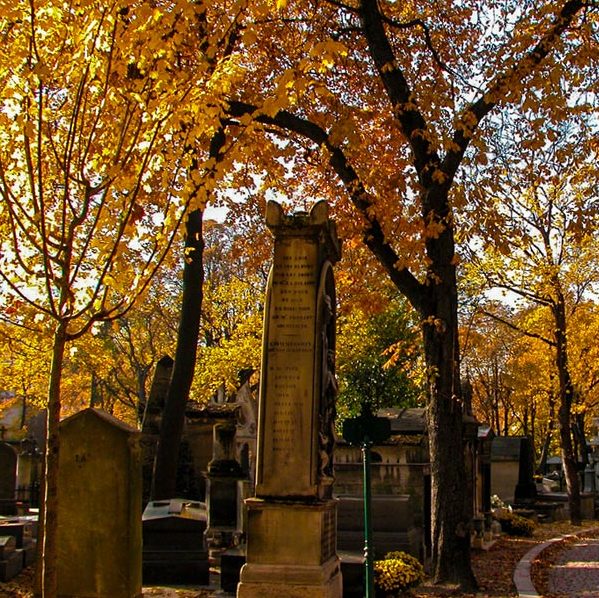 Père Lachaise in de herfst