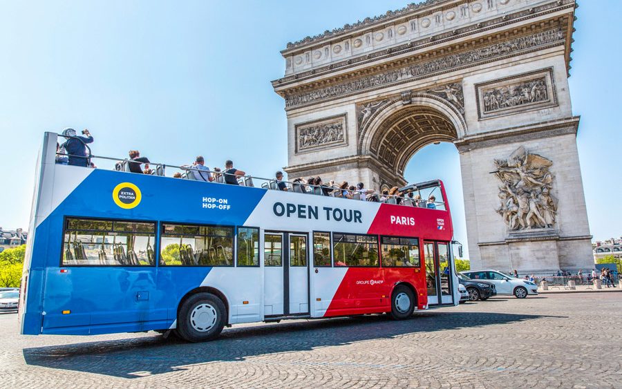 Hop on hop off bus Paris