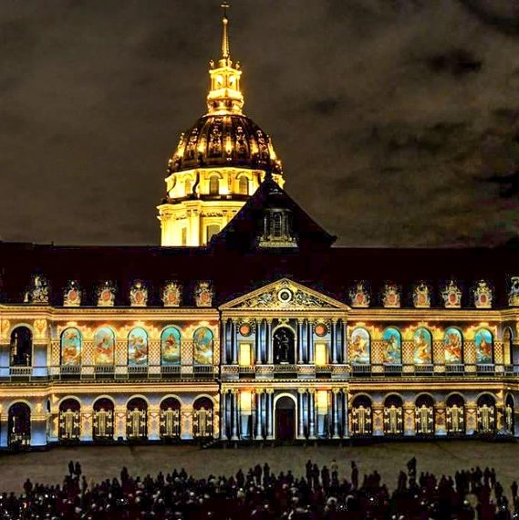 Invalides Parijs lichtshow zomer