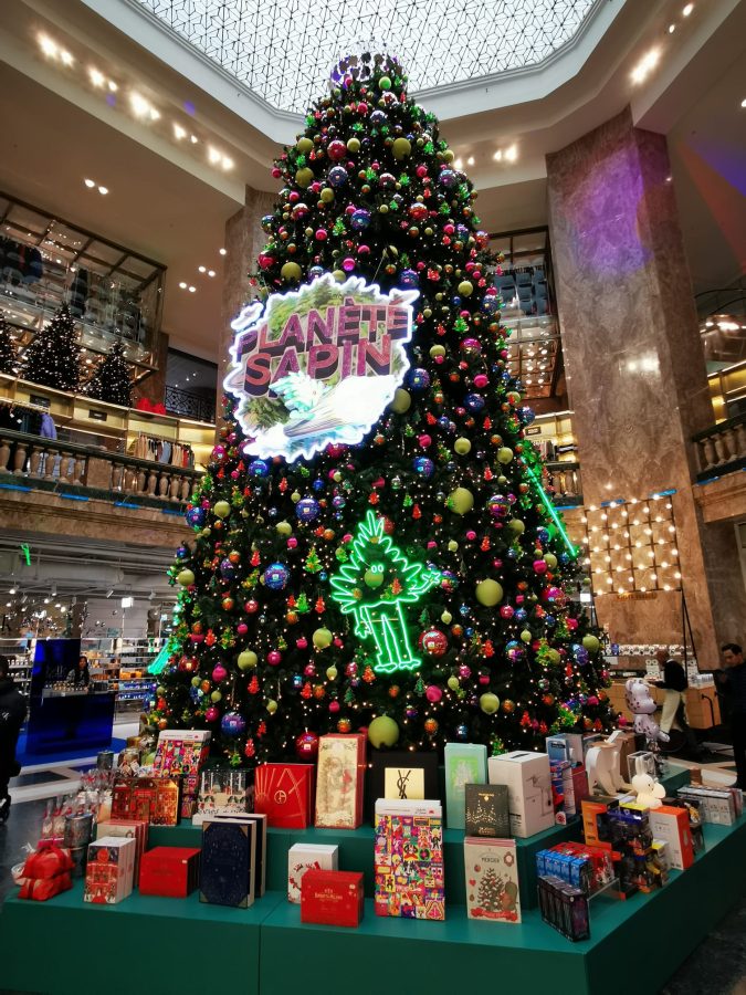 Weihnachtsbaum in den Galeries Lafayette