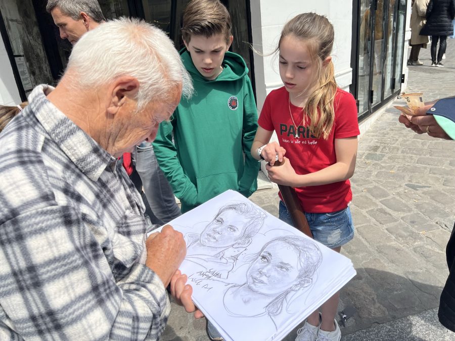 Der Malerplatz in Montmartre