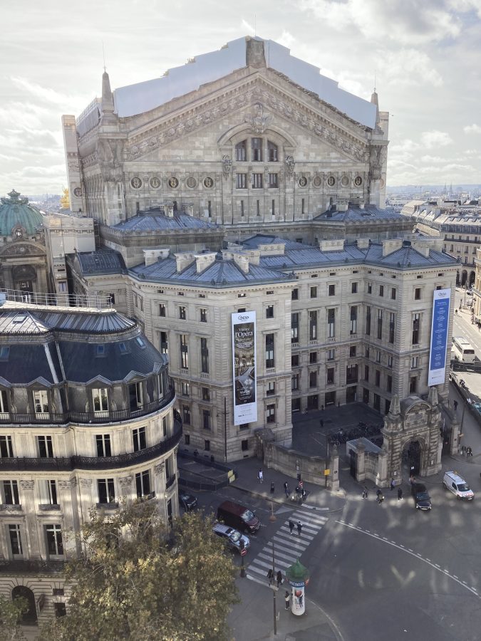 Blick auf Paris von Galeries Lafayette