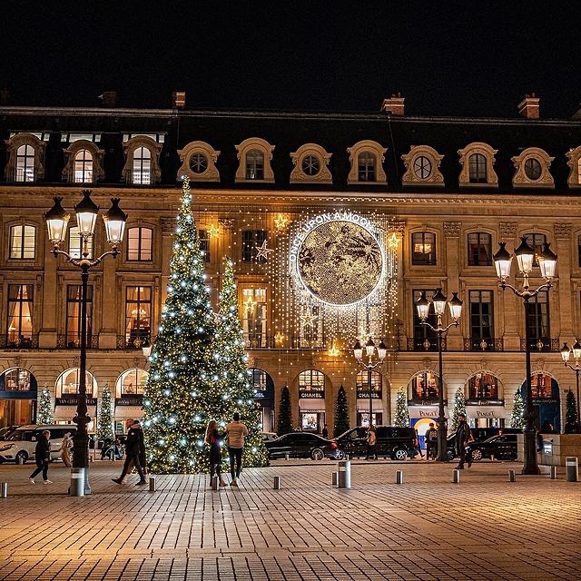 Platz Vendôme Weihnachten