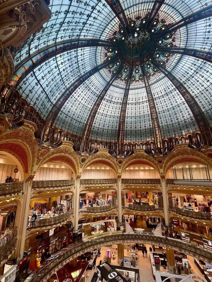 Galerien Lafayette eines der schönsten Kaufhäuser in Paris