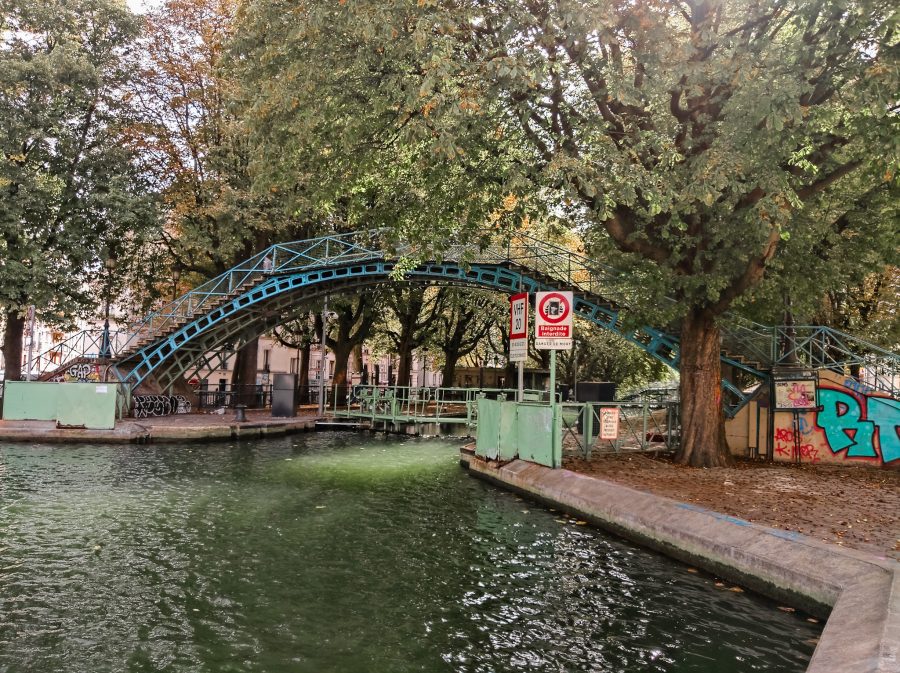 Bootstour auf dem Canal Saint-Martin in Paris