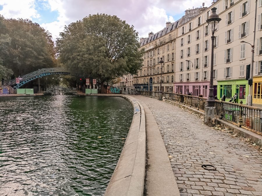 Bootstour auf dem Canal Saint-Martin in Paris