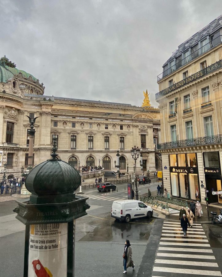 Ausblick auf die Opéra vom Parfum-Museum aus