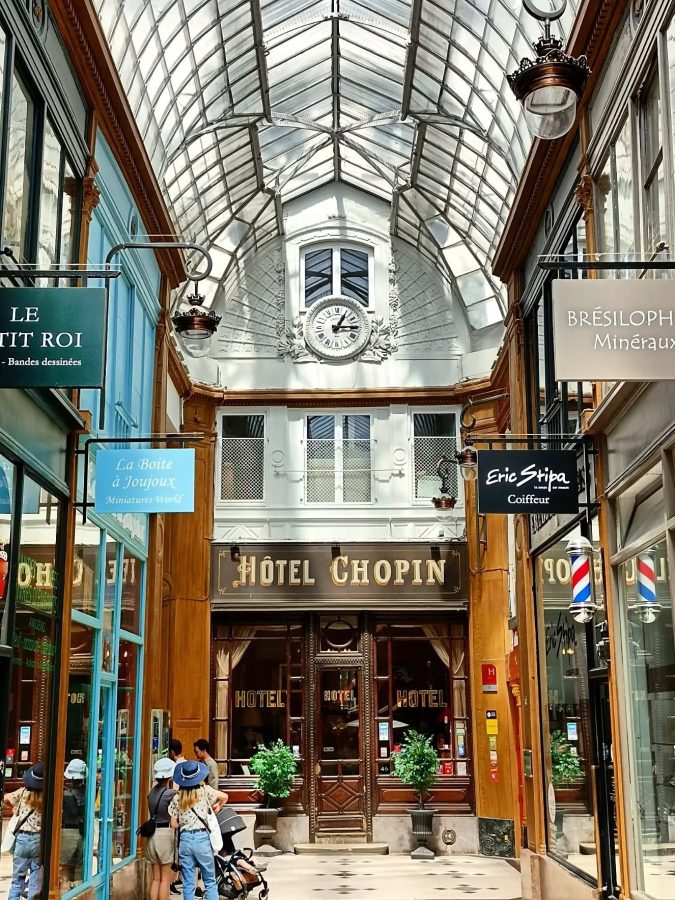 Hotel Chopin in der Passage Jouffroy, Pariser Passagen