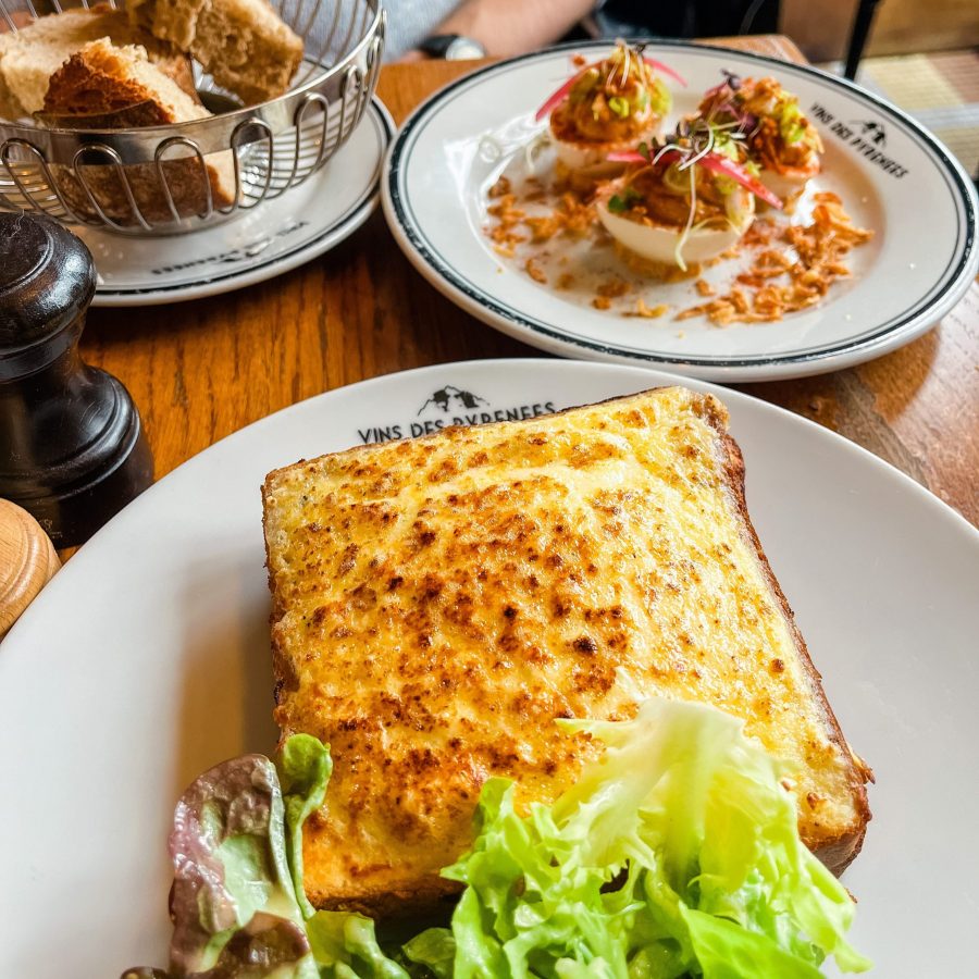 Restaurant Vins des Pyrenees für den leckersten Croque Monsieur