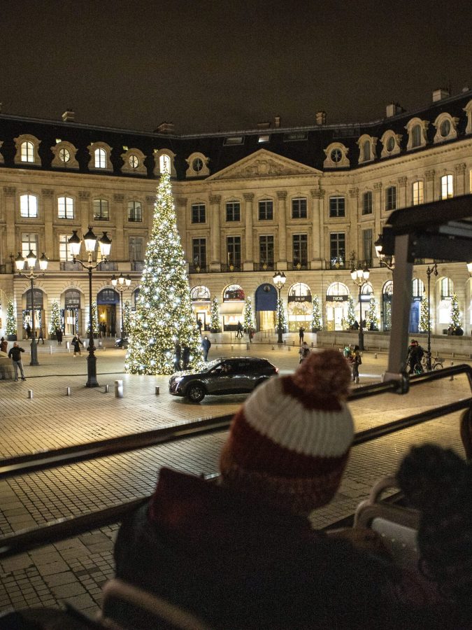 Weihnachten in Paris hop on hop off Stadtrundfahrt in Paris